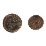 * Dutch Colonies. VOC, 2 Stuiver, 1788. 1/24 Rixdollar, 1803