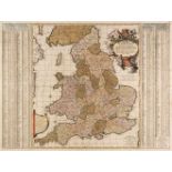 England & Wales. Visscher (Nicolas), A New Mapp of the Kingdome of England...,