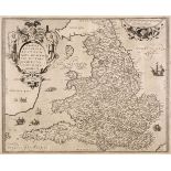 England & Wales. Ortelius (A. & Lhuyd H.), Angliae Regni Florentissimi nova descriptio..., 1573
