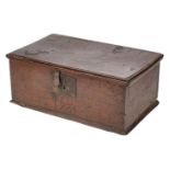 * Bible Box. An Oak Bible box, with carved initials M.C. and dated 1734