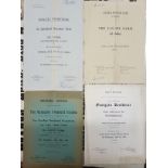 Estate Sale Catalogues. Nine estate sale catalogues, early to mid 20th century