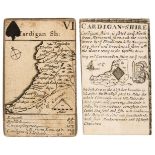 Cardiganshire. Redmayne (William), Cardigan-Shire, John Lenthall [1711 edition]