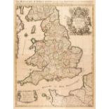 England & Wales. Jaillot (A. & Sanson N.), Le Royaume d'Angleterre..., Paris, [1693],