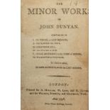 Bunyan (John). The Minor Work[s], Containing I. His Visions, or Last Remains