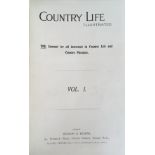 Country Life. Country Life Illustrated..., 14 volumes, broken run, London, 1897-1918