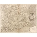 Maps. A mixed collection of 24 British county and regional maps, 17th - 19th century