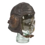 * Flying Helmet. A WWII Battle of Britain period B Type flying helmet dated 1940 (No 3) - Venn