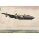* Bradshaw (Stanley Orton, 1903-1950). WWII British bomber ... 1946, watercolour