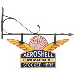 * Aeroshell. An enamel advertising sign circa 1930