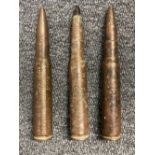 * Memphis Belle. Three inert .50 shells from 91st Bomb Group (Memphis Belle)