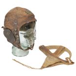 * Flying Helmet. A WWII RAF C-type flying helmet