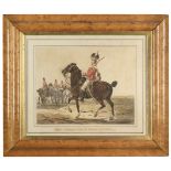 * British and Austrian Cavalry. Two studies of mounted cavalry officers, early-mid 19th century