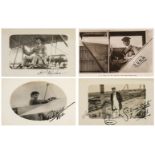 Aviation pioneers. A photograph album approximately 380 photographs and postcards