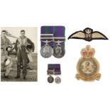 * Flight Lieutenant Alexander Lees Thomas. Medals and Log Books - Meteor Pilot