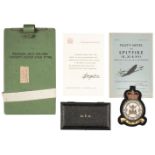 * Wing Commander J.C.W. Goldthorp, DFC. A collection of WWII period items