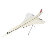 * Concorde. A composite model of Concorde G-ABBA and one other