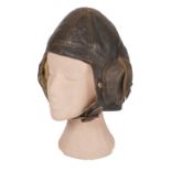 * Flying Helmet. A Battle of Britain period B Type flying helmet dated 1939 (No 1)