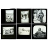 * Magic Lantern Slides. A group of 72 photographic magic lantern slides of India, c. 1930s