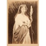 * Cameron (Julia Margaret, 1815-1879). Alice Liddell as St Agnes, October 1872, albumen print