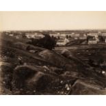 * India. A pair of two-part panoramas of Secunderabad, c. 1860s