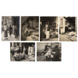 * China. A group of 10 photographs of people in Canton, c. 1920, gelatin silver prints