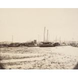 * China. Boats at low tide at Swatow [Shantou], by Henry Charles Cammidge (1839-1874), c. 1870