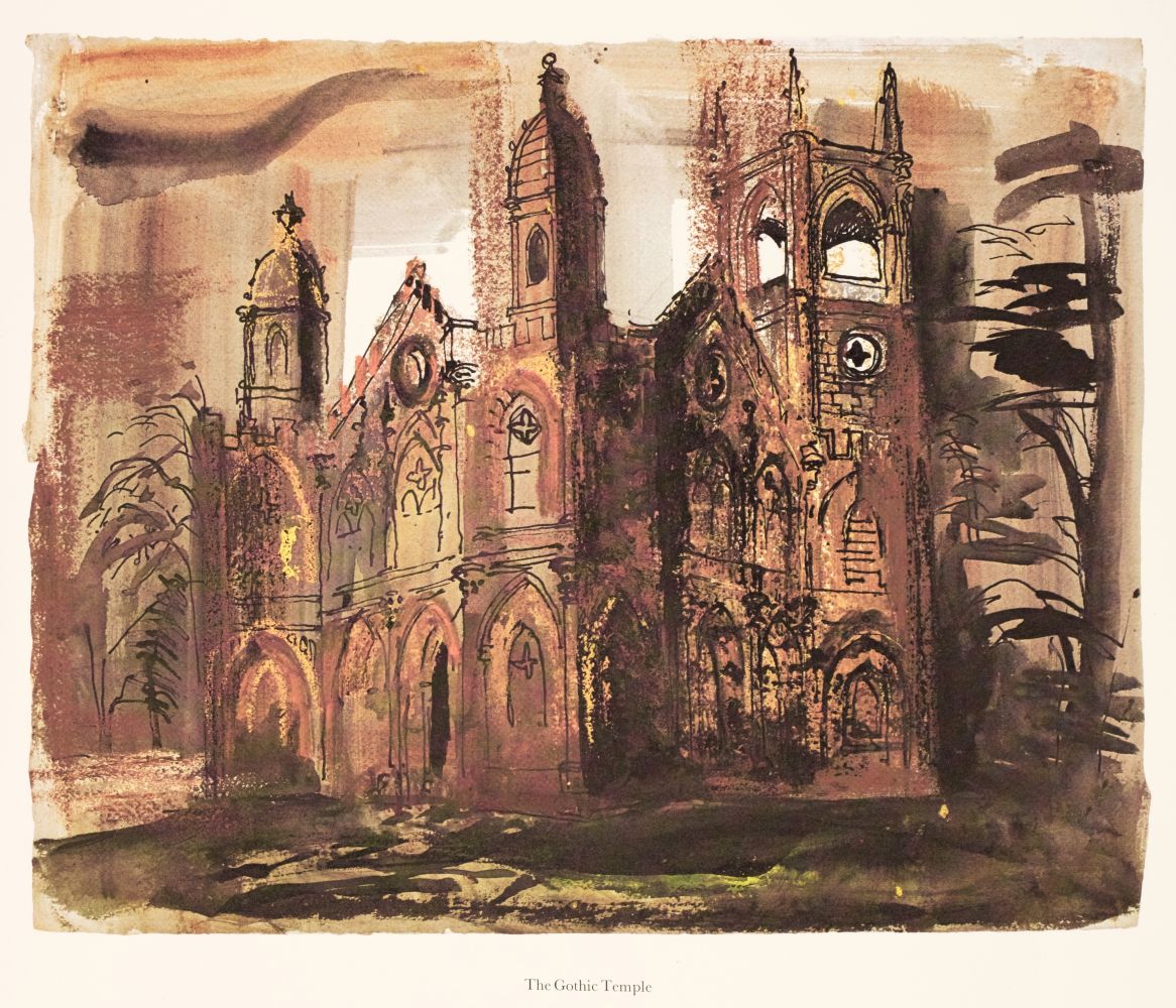 Piper (John). John Piper's Stowe, Hurtwood Press in association with the Tate Gallery, 1983