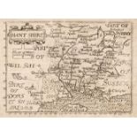 Dorset & Hampshire. A collection of 21 maps, 17th - 19th century