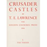 Lawrence (T.E.). Crusader Castles, volume I only, 1936