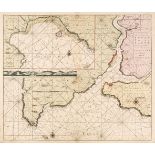 Cornwall. Van Keulen (J.), Nieuwe Afteekening van de River van Fowey..., circa 1790