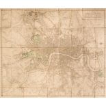London. Lewis (Samuel). A Plan of London and its Environs Shewing the Boundaries ..., circa 1850