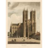 Ackermann (Rudolph). The History of the Abbey Church of St Peter's Westminster, 2 vols., 1812