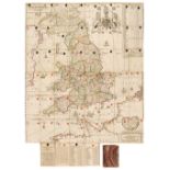 Lenthall (John, publisher). Geographical Cards of England, with part of Scotland... [c.1712-1717]