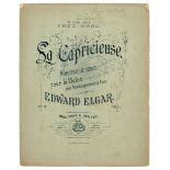 Elgar (Edward, 1857-1934). La Capricieuse, 1893