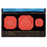 * Cross (Richard Assheton, 1823-1914, 1st Viscount Cross). A group of 3 presentation seal boxes