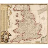 England & Wales. De Ram (Jan), Regni Angliae Nova Tabula..., circa 1730