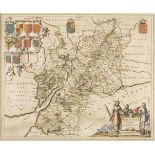 * Gloucestershire. Blaeu (Johannes). Glocestria Ducatus vulgo Glocestershire, circa 1648