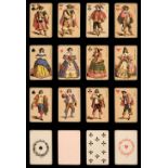 * Costume playing cards. Costumes du Temps de Louis 13, Les Mousquetaires, circa 1860