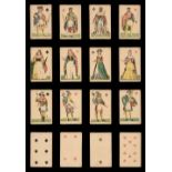 * Translucent playing cards. Translucent playing cards with hidden erotic illustrations, c.1865