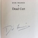 Francis (Dick). Dead Cert, 1st edition, London: Michael Joseph, 1962