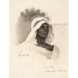 * Macbeth-Raeburn (Henry, 1860-1947). Head of an Arab Woman
