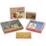 * Vintage Board Games and Gollies. A collection of 8 vintage children's games