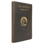 Gilbran (Kahlil). The Prophet, 1st edition, 1923
