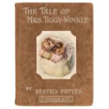 Potter (Beatrix). The Tale of Mrs. Tiggy-Winkle, 1st edition, London: Frederick Warne and Co, 1905