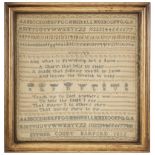 * Samplers. A needlework sampler by Catherine Birch, 1823, & 2 others