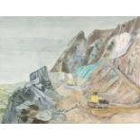 AR * Bawden (Edward, 1903-1989). Quarry at Pengwern, Llanrwst III, 1977