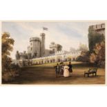 * Martens (Conrad, 1801-1878). East Cowes Castle, Isle of Wight, watercolour