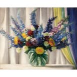* Crockett (Dora, 1888-1953). Still life of flowers in a vase