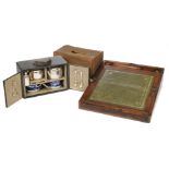 * Motoring Tea Service. An Edwardian travelling tea service plus a writing box