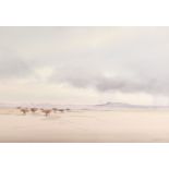 * Rennie (Richard Alexander, 1932-). South African Plain in a storm, signed